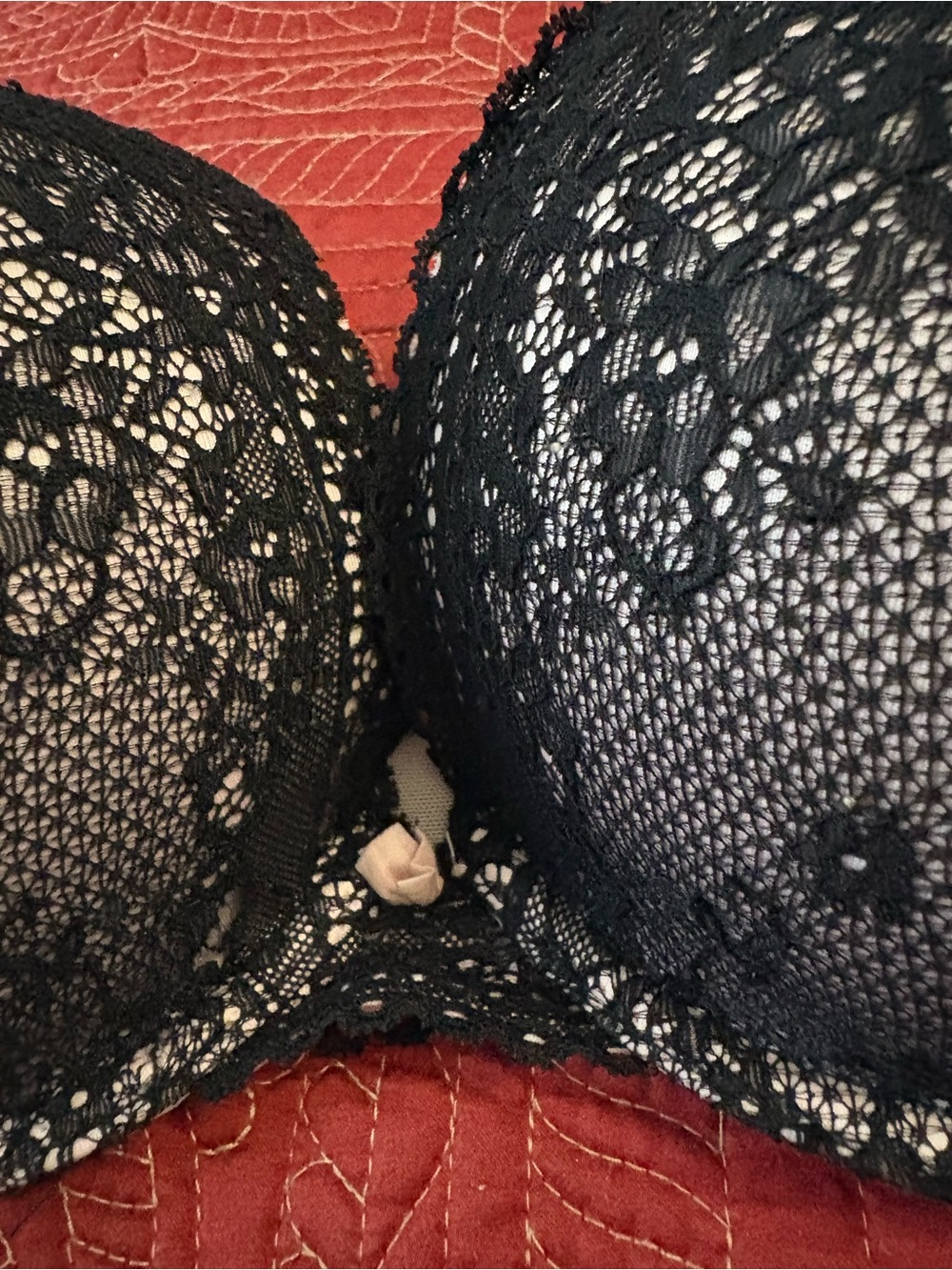 torrid Push Up Black Lace Strapless Bra with Straps. Size 42C. - Picture 4 of 7